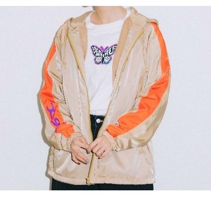 ☆セール SALE☆ エックスガール X-GIRL LINE HOODIE BLOUSON ライン 