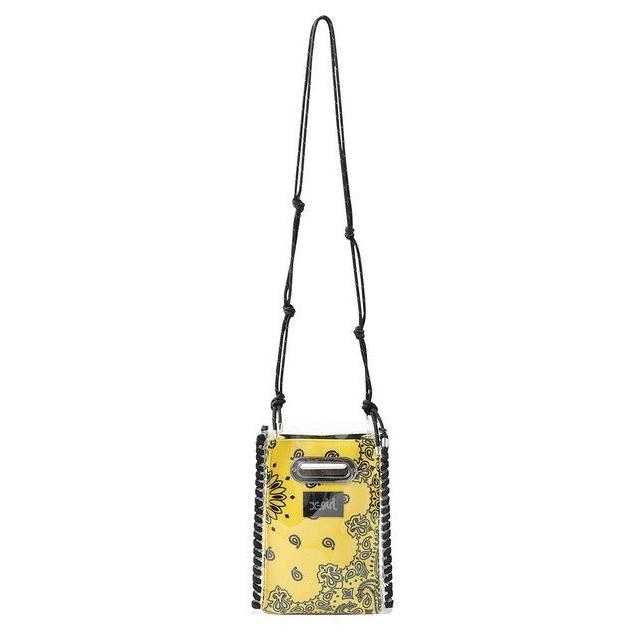 エックスガール X-GIRL BANDANA PATTERN SHOULDER BAG バンダナ ショルダー バッグ カバン クリア ペイズリー 総柄 派手 夏 フェス ブランド レディース :105212053009:FAITHSTORE 通販 ペイズリー柄 ミニバッグ ミニショルダー 2way ブルー バンダナ 新品