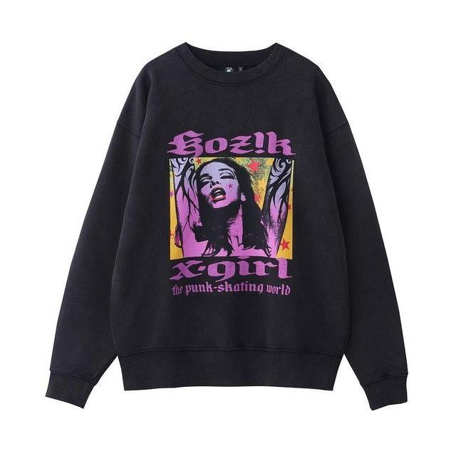 エックスガール X-GIRL × KOZIK TRIBAL GIRL SWEAT TOP フランク 