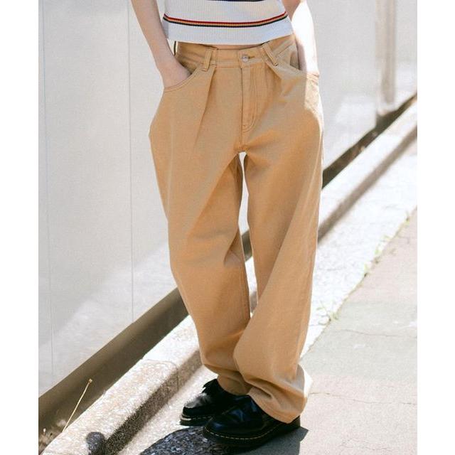 エックスガール X-GIRL WIDE TAPERED PANTS ワイド テーパード パンツ  