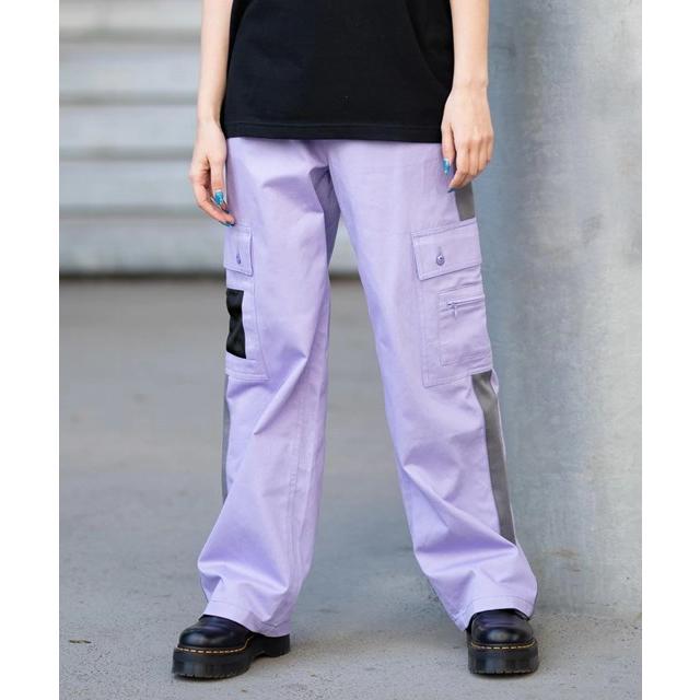 X-girl エックスガール X-GIRL SIDE LINE WORK PANTS サイド X-girl エックスガール X-GIRL SIDE LINE WORK PANTS サイド