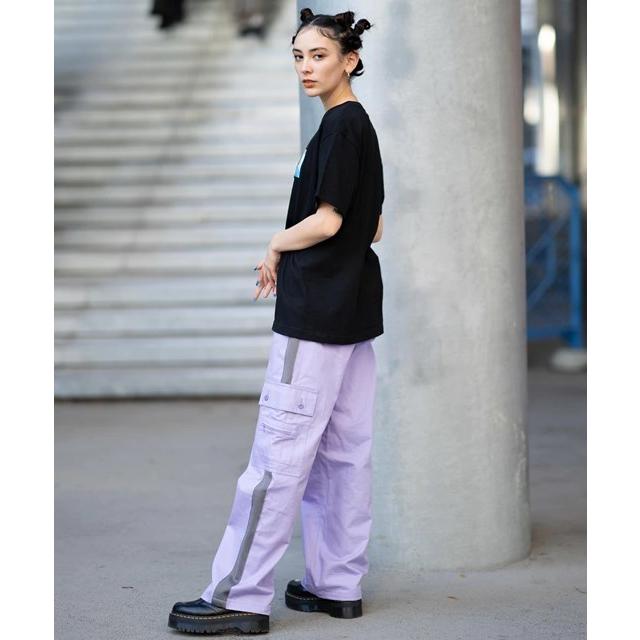 X-girl エックスガール X-GIRL SIDE LINE WORK PANTS サイド X-girl エックスガール X-GIRL SIDE LINE WORK PANTS サイド
