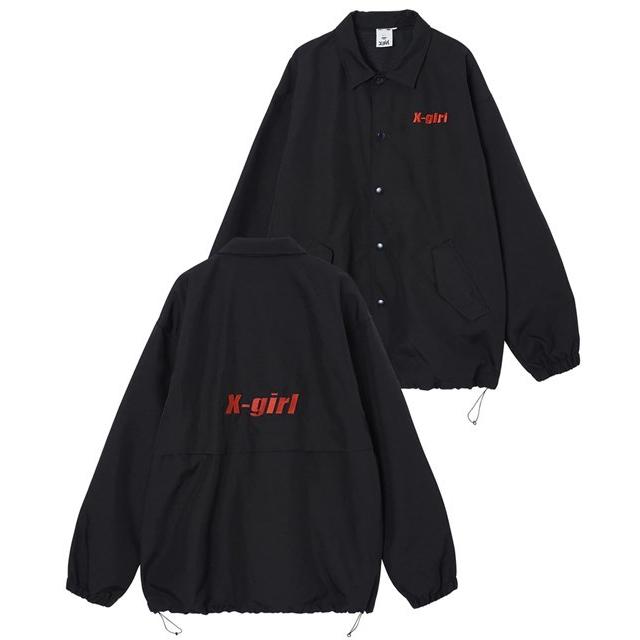 エックスガール X-GIRL LOGO COACH JACKET ロゴ コーチ ジャケット 