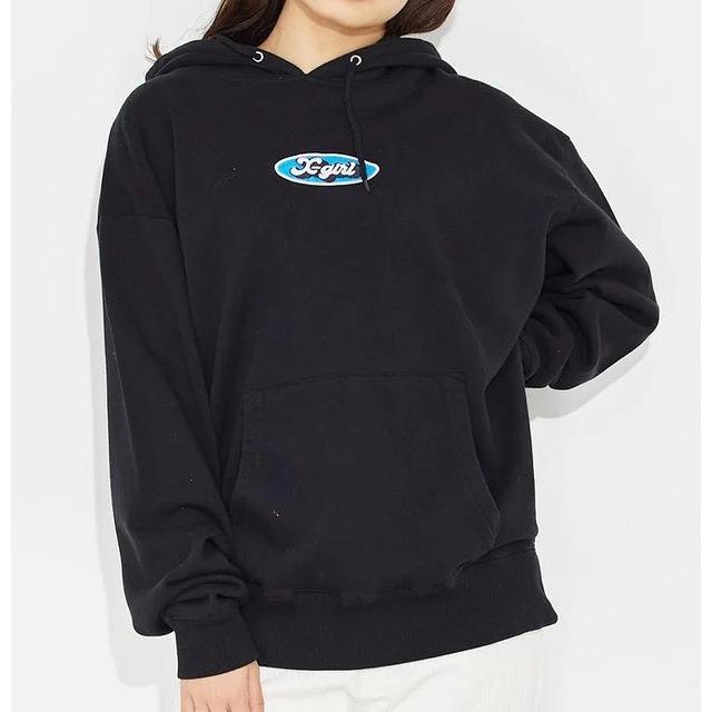 X-girl エックスガール X-GIRL OVAL LOGO PATCH SWEAT HOODIE