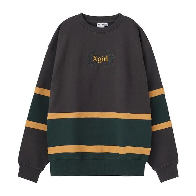 X-girl エックスガール X-GIRL COLLEGE SWEAT TOP カレッジ X-girl エックスガール X-GIRL COLLEGE SWEAT TOP カレッジ