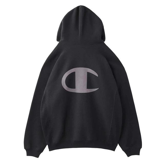 エックスガール X-GIRL X-girl × Champion REVERSE WEAVE HOODIE チャンピオン コラボ パーカー フーディー スウェット ロゴ レディース 正規 新品｜faithstore2017｜06