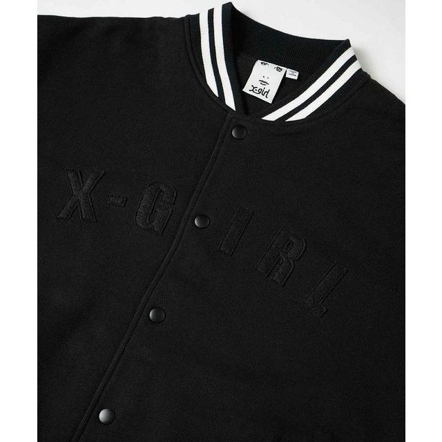 X-girl エックスガール X-GIRL SWEAT VARSITY JACKET スウェット  