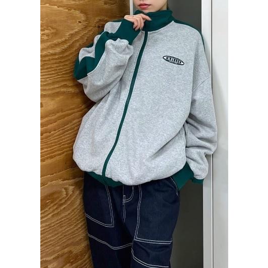 X-girl エックスガール X-GIRL CONTRAST STRIPE ZIP UP SWEAT X-girl エックスガール X-GIRL CONTRAST STRIPE ZIP UP SWEAT