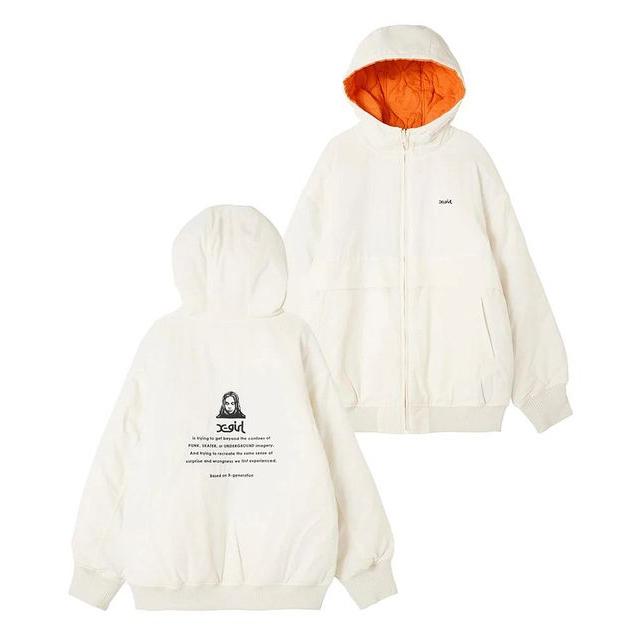 X-girl エックスガール X-GIRL REVERSIBLE QUILTED JACKET X-girl エックスガール X-GIRL REVERSIBLE QUILTED JACKET