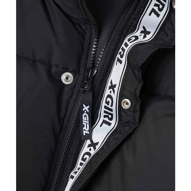 エックスガール X-GIRL DOWN JACKET ダウン ジャケット アウター 防寒 暖かい ワイド ヌプシ シンプル 通勤 通学 大人 学生 ブランド 新品 正規品｜faithstore2017｜07