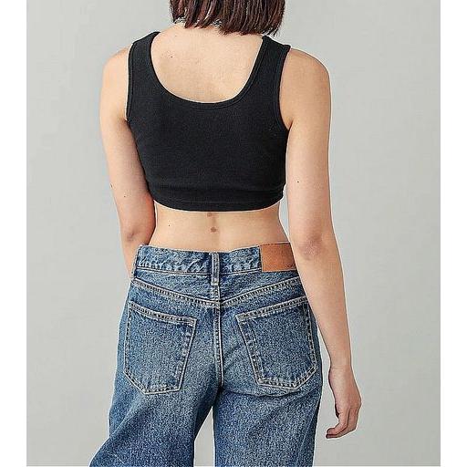 HOMME girls オムガールズ　ブラックタンクトップ X-girl（エックスガール）の「X-girl × HUF WAH GWAAN TERRY