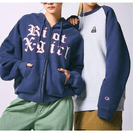 X-girl エックスガール × Champion REVERSE WEAVE R LOGO ZIP UP X-girl エックスガール × Champion REVERSE WEAVE R LOGO ZIP UP
