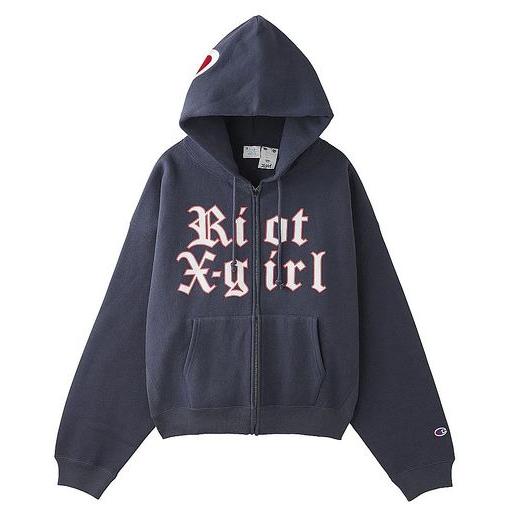 X-girl エックスガール × Champion REVERSE WEAVE R LOGO ZIP UP X-girl エックスガール × Champion REVERSE WEAVE R LOGO ZIP UP