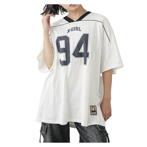 X-girl エックスガール NUMBERING S/S BIG TEE DRESS Tシャツ X-girl エックスガール NUMBERING S/S BIG TEE DRESS Tシャツ