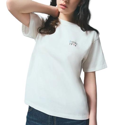 X-girl エックスガール POP FACE S/S TEE ポップ フェイス 女の