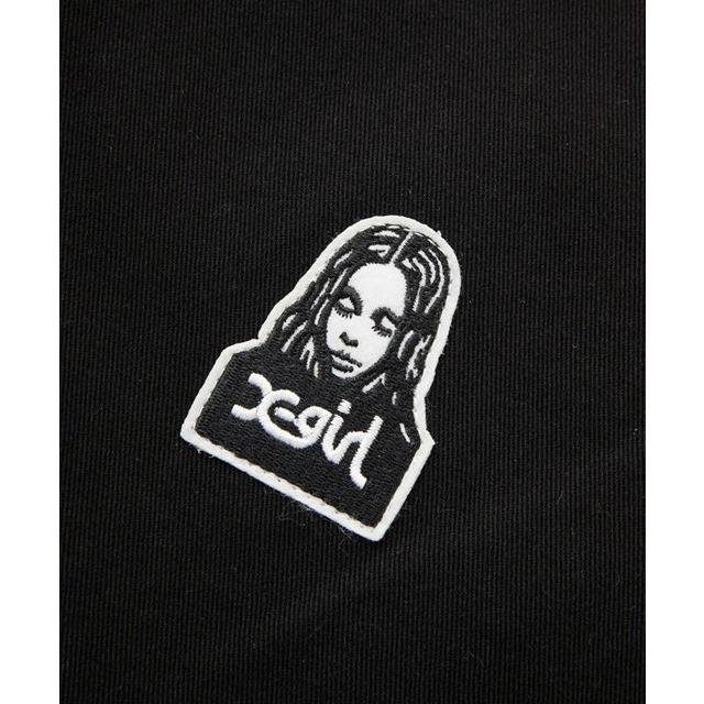 X-girl（エックスガール） X-girl TONAL FACE L/S SHIRT トナル 
