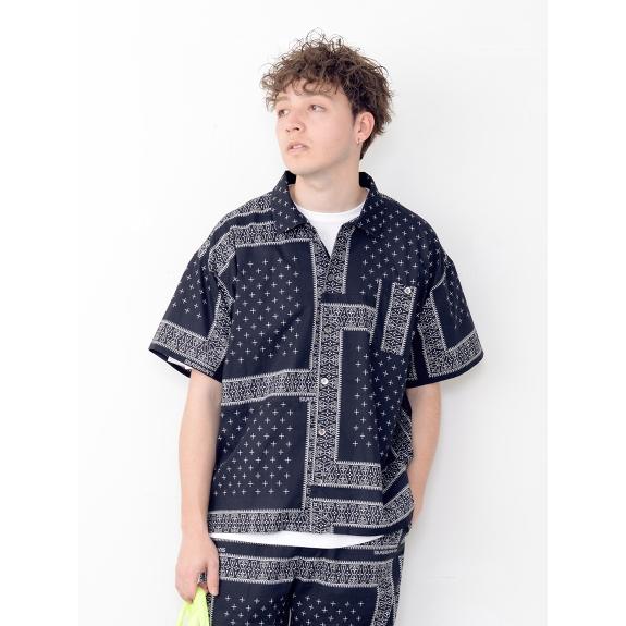 SILAS ☆セール SALE☆ サイラス SS BANDANA PRINT SHIRT 半袖 