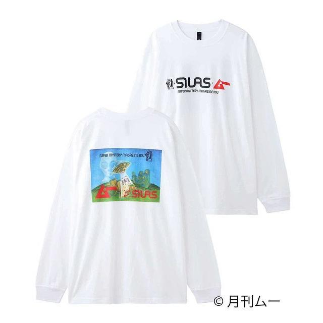 SILAS ☆セール SALE☆ サイラス x MU LS TEE GREY ALIEN ムー SILAS ☆セール SALE☆ サイラス x MU LS TEE GREY ALIEN ムー