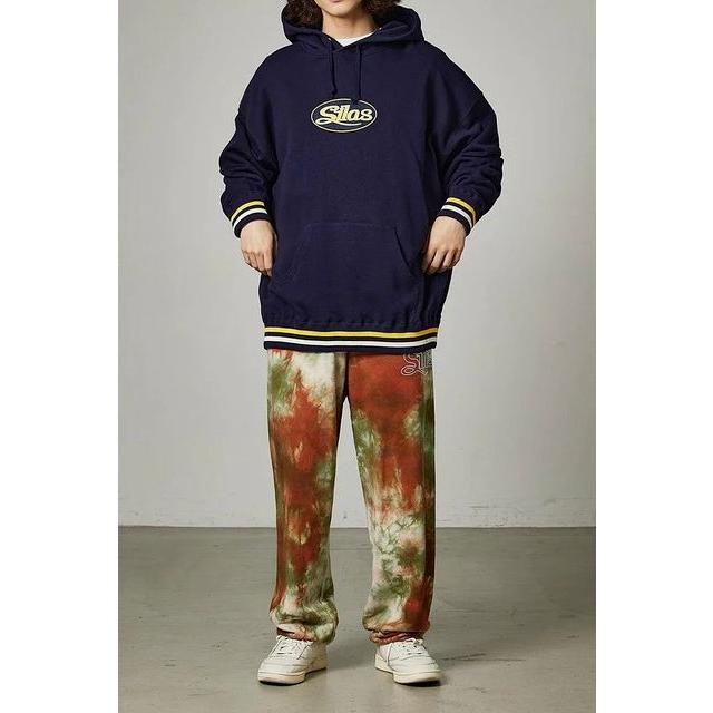 ☆セール SALE☆ サイラス SILAS LINE RIB SWEAT HOODIE ライン リブ スウェット パーカー フーディー オーバルロゴ シンプル メンズ ユニセックス ブランド｜faithstore2017｜12