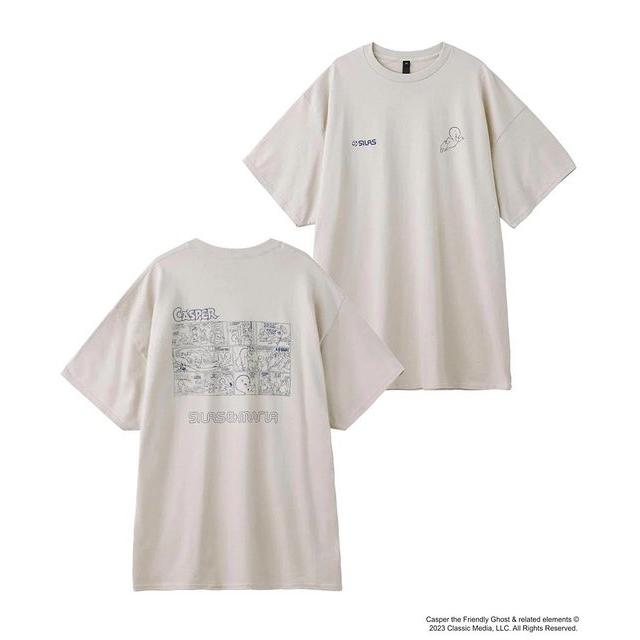 サイラス SILAS CASPER×SILAS CARTOON PRINT LOOSE FIT S/S TEE キャスパー 映画 コラボ Tシャツ 半袖 ルーズフィット ユニセックス ブランド｜faithstore2017｜06