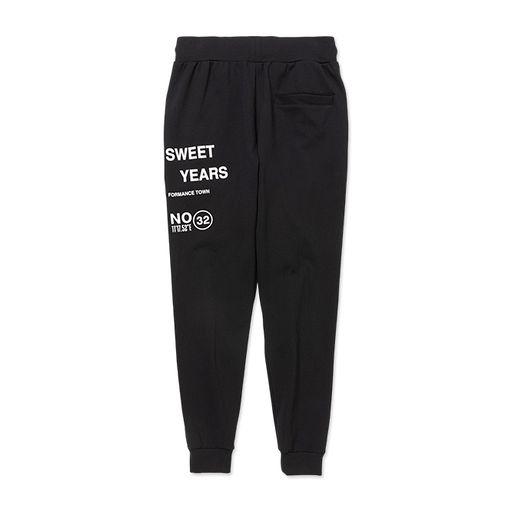 SY32 by SWEET YEARS エスワイサーティトゥ STRADDLE PRINT LONG PANTS ロゴ プリント パンツ ロング ボトム ユニセックス セットアップ 正規 新品｜faithstore2017｜05