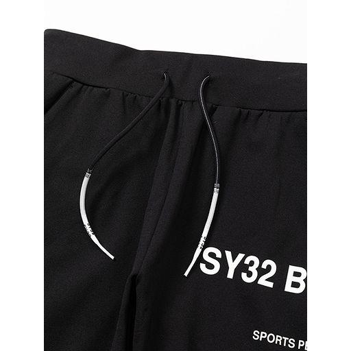 SY32 by SWEET YEARS エスワイサーティトゥ STRADDLE PRINT LONG PANTS ロゴ プリント パンツ ロング ボトム ユニセックス セットアップ 正規 新品｜faithstore2017｜06