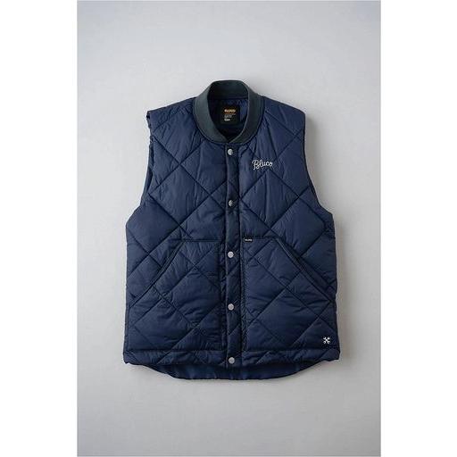 BLUCO | ブルコ QUILTING VEST ダウンベスト BLUCO（ブルコ） RIB COLLAR QUILTING VEST キルティングベスト 145-35