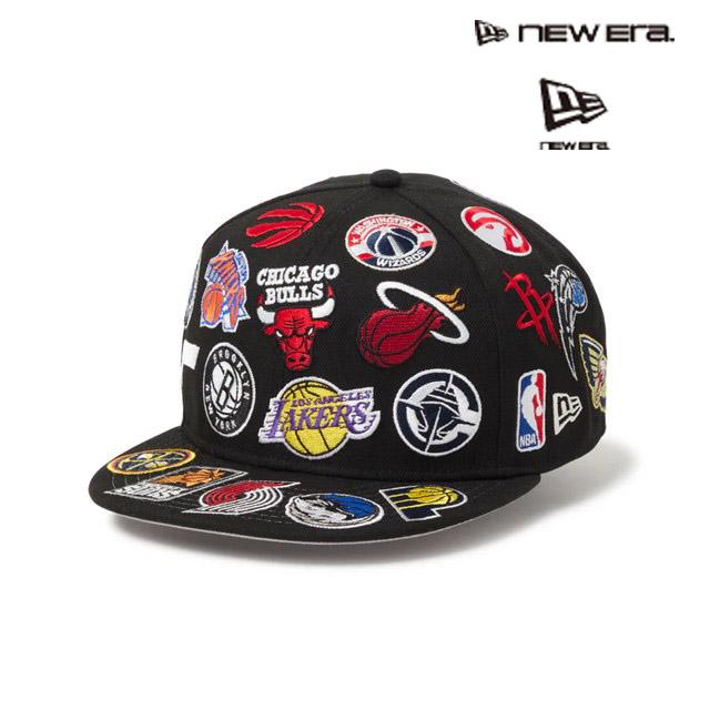 NEW ERA ニューエラ キャップ 帽子 9FIFTY Team Logo Allover NBA