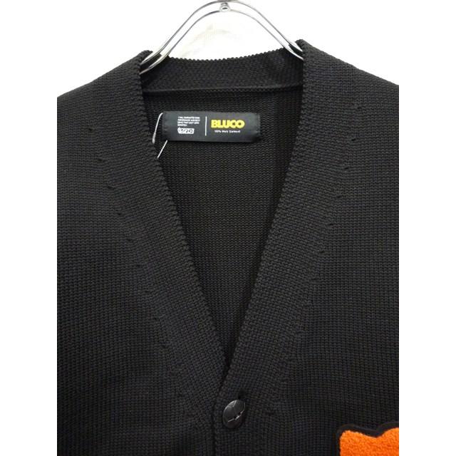 BLUCO（ブルコ） BLUCO LETTERED CARDIGAN レタード カーディガン
