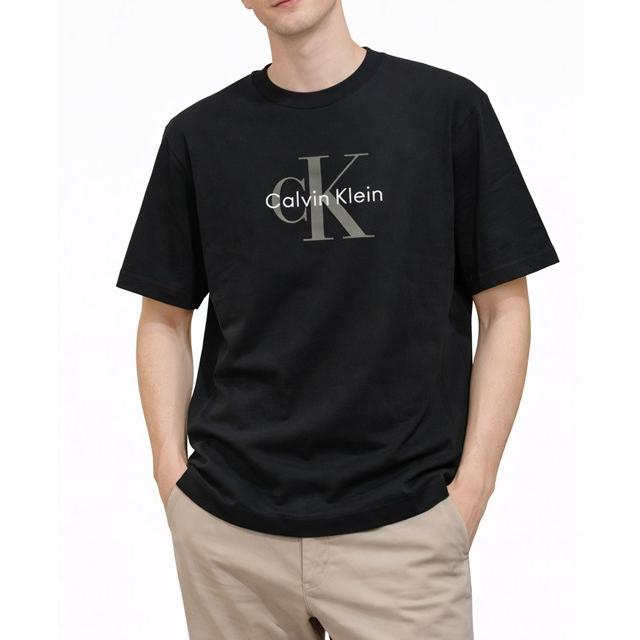 【新品】カルバンクライン Tシャツ CKロゴ 黒 M Calvin Klein Jeans（カルバンクラインジーンズ） カルバンクライン T