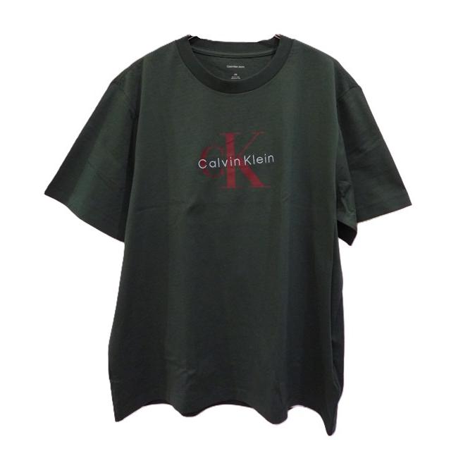 【新品】カルバンクライン Tシャツ CKロゴ 黒 M Calvin Klein（カルバン・クライン） Calvin Klein Tシャツ 半袖