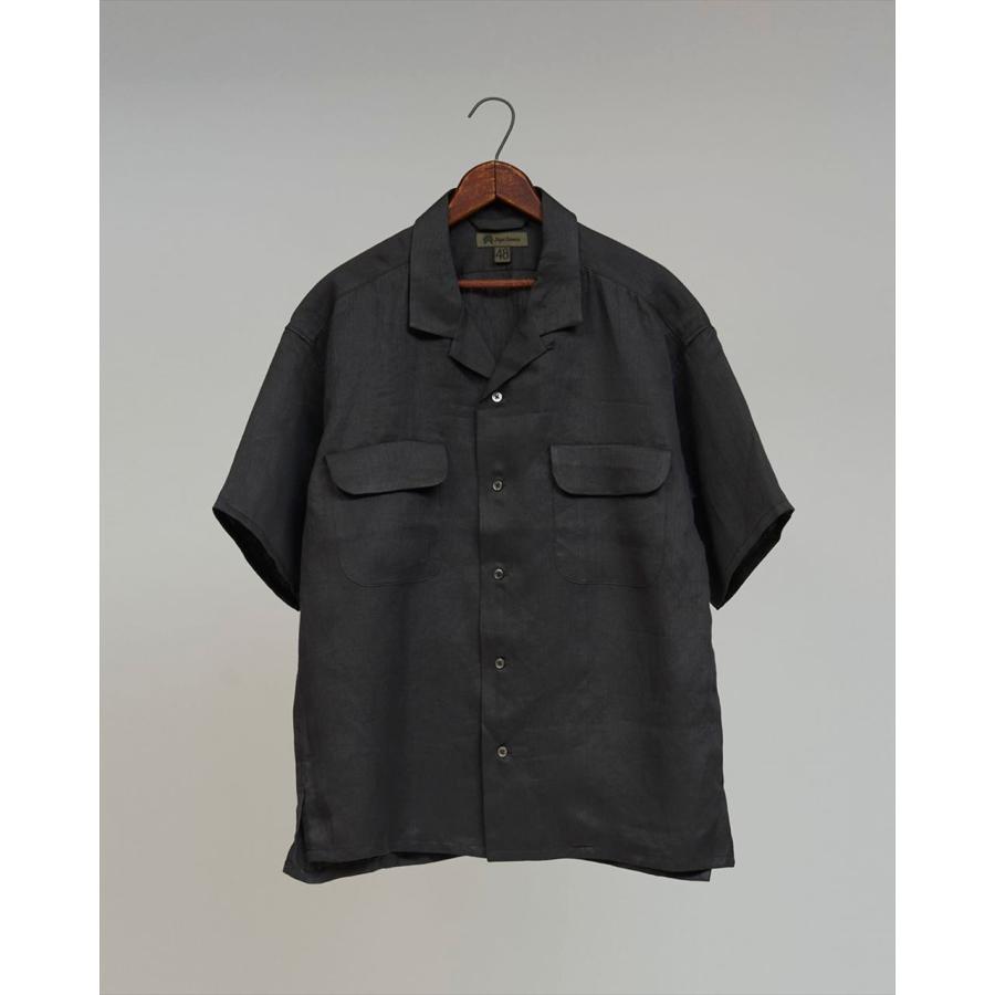 NIGEL CABOURN ナイジェルケーボン オープンカラーシャツ リネンツイル OPEN COLLAR SHIRT LINEN TWILL 80460011005 ミリタリー メンズ 正規 新品｜faithstore2017｜05