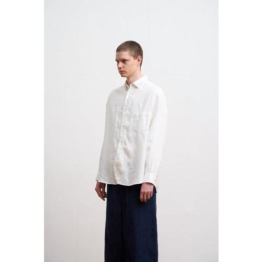 Nigel Cabourn ナイジェルケーボン メンズ BRITISH OFFICERS SHIRT TYPE2 HEMP 長袖シャツ 正規品 80520010003の画像