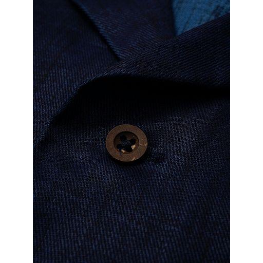Nigel Cabourn ナイジェルケーボン メンズ OPEN COLLAR SHIRT LINEN INDIGO 正規品 80520011011の画像