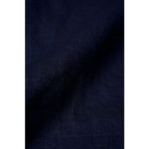Nigel Cabourn ナイジェルケーボン メンズ OPEN COLLAR SHIRT LINEN INDIGO 正規品 80520011011の画像
