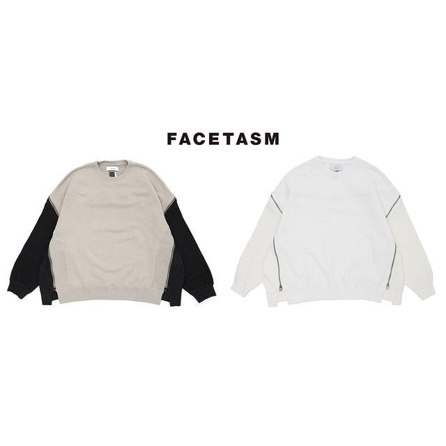 FACETASM ファセッタズム ZIPER WAFFLE SWEAT ジッパー ワッフル