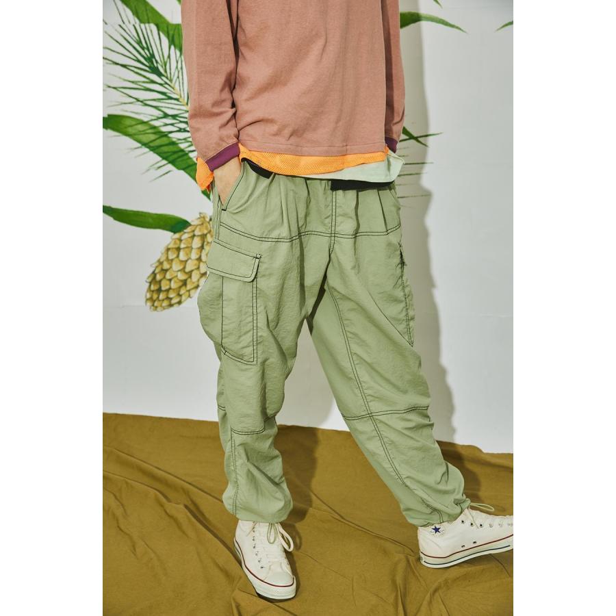 ☆セール SALE☆ AlexanderLeeChang アレキサンダーリーチャン NYLON CARGO PANTS AC042203 ナイロン カーゴ パンツ ボトム メンズ ユニセックス ブランド｜faithstore2017｜02