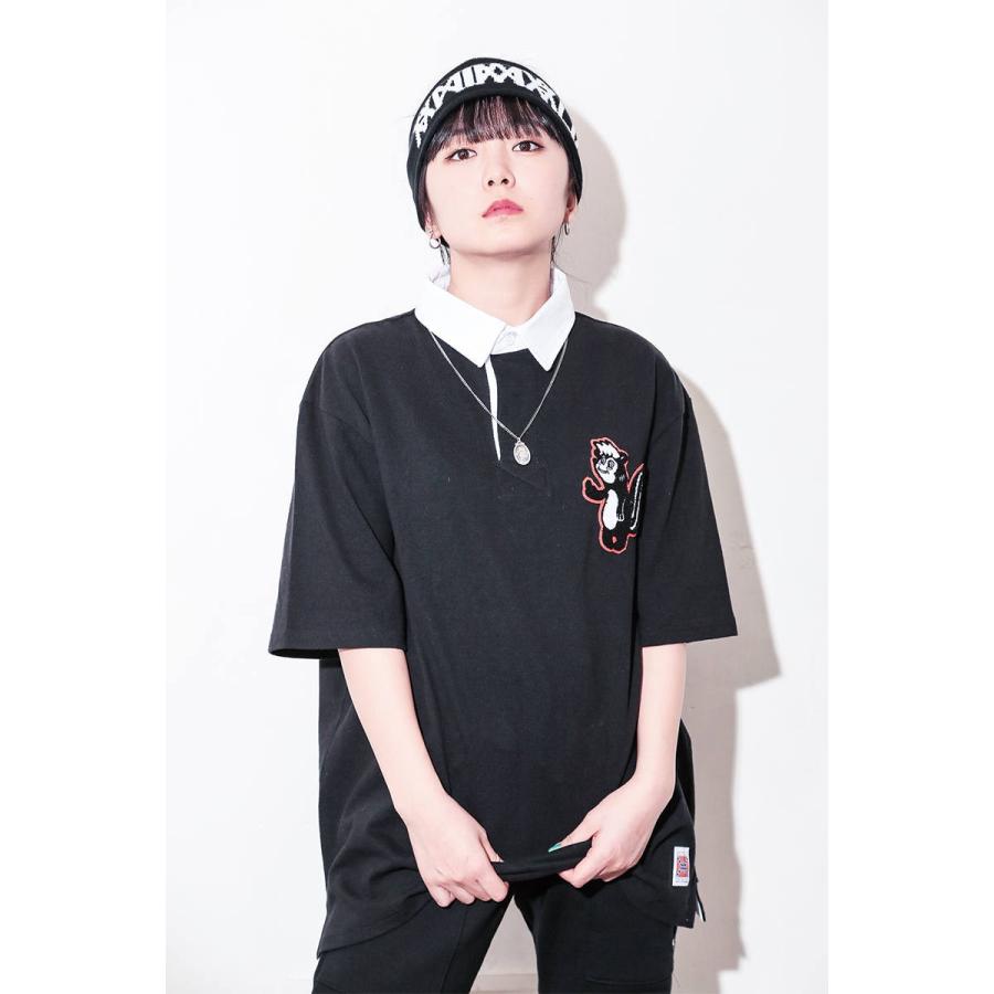 ANIMALIA（アニマリア) ラガーシャツ | escolalf.com.br