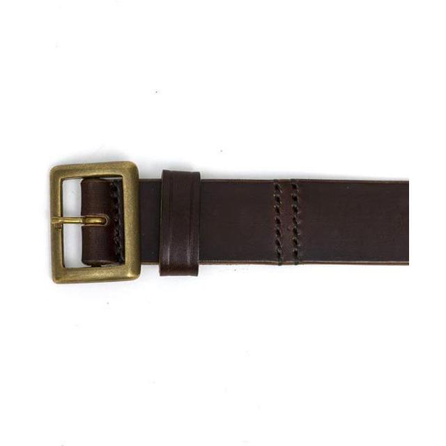 ☆セール SALE☆ BELAFONTE ベラフォンテ RAGTIME LEATHER GARRISON BELT 30mm BROWN X  BRASS BUCKLE ベルト レザー メンズ ブランド 新品 正規