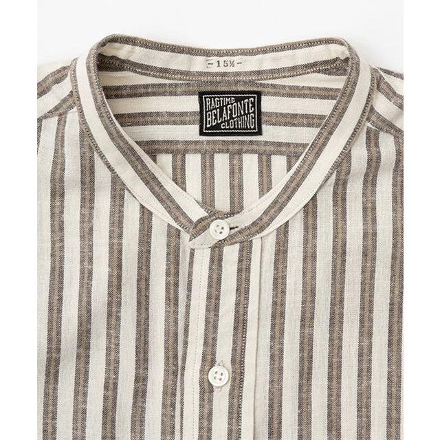 BELAFONTE ベラフォンテ RAGTIME BAND COLLAR B. BROAD STRIPE 