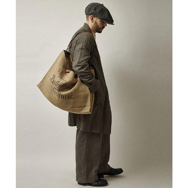 BELAFONTE ベラフォンテ RAGTIME STORE BAG SCRIPT カバン バッグ ショップバッグ ヴィンテージ風 ショルダー メンズ ブランド｜faithstore2017｜08