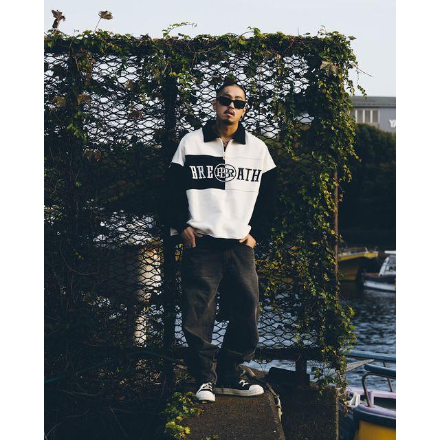 BREATH ブレス LOGO SWITCH HALF ZIP SWEAT ハーフジップ BREATH ブレス LOGO SWITCH HALF ZIP SWEAT ハーフジップ
