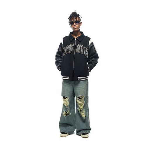 BREATH ブレス ARCH LOGO VERSITY JACKET スタジャン アーチロゴ BREATH ブレス ARCH LOGO VERSITY JACKET スタジャン アーチロゴ