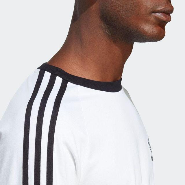 adidas リンガー トリム ロンT ホワイト S 長袖 - Tシャツ