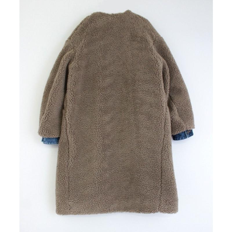 RNA アールエヌエー モコモコ ボア コート アウター ロングコート ノー  