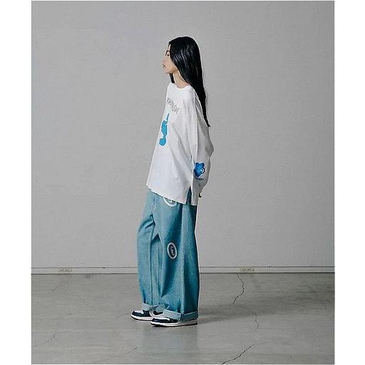 FACETASM（ファセッタズム） FACETASM×CPD Mr.SHIRAI PRINT LONG TEE 