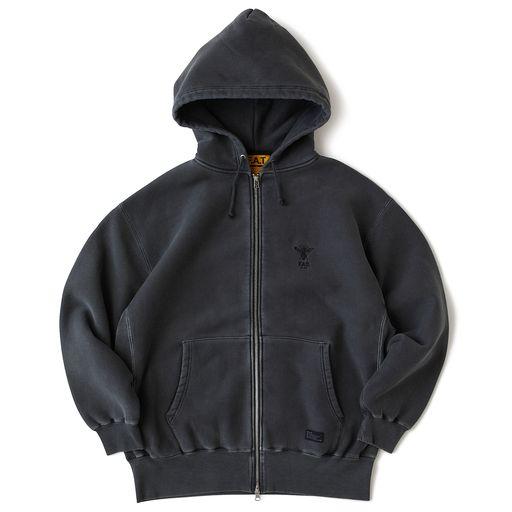 FAT エフエイティー OVERMENT ジップ パーカー フーディー 古着 FAT エフエイティー OVERMENT ジップ パーカー フーディー 古着