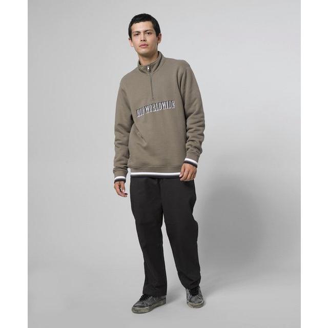 HUF ハフ SHADOW SERIF 1/4 ZIP MOCKNECK シャドー モックネック