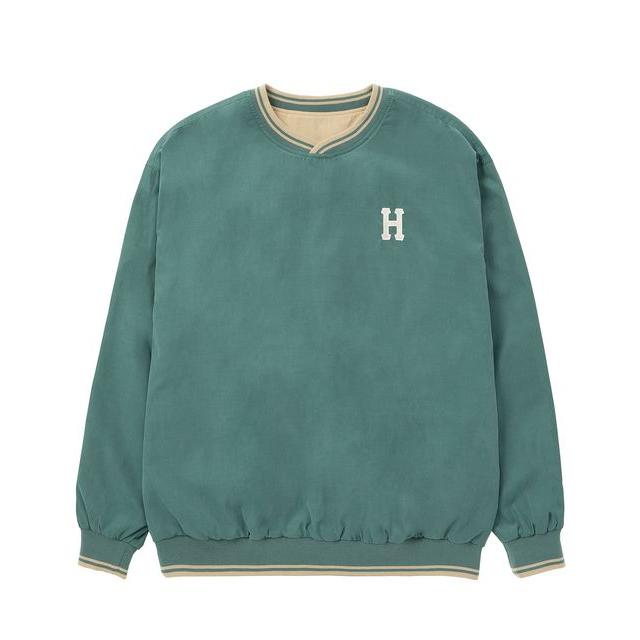 ハフ HUF CRACKERJACK PISTE プルオーバー リバーシブル アウター ロゴ 