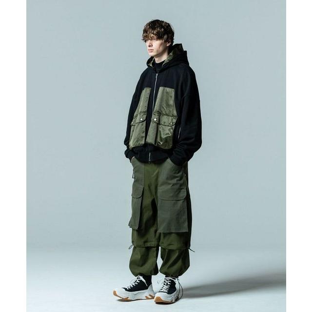 glamb（グラム） ☆セール SALE☆ GB0323CS06 Nylon Switch Hoodie